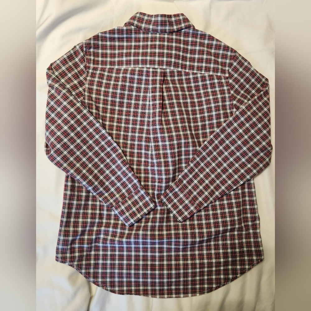 Ralph Lauren Boys Cotton Long Sleeve Button Down Shirt Plaid Size Medium - 10-12 - Picture 5 of 6